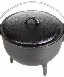 Cajun Classic Cajun Class Small Jambalaya Pot Seasoned Cast Iron Cookware