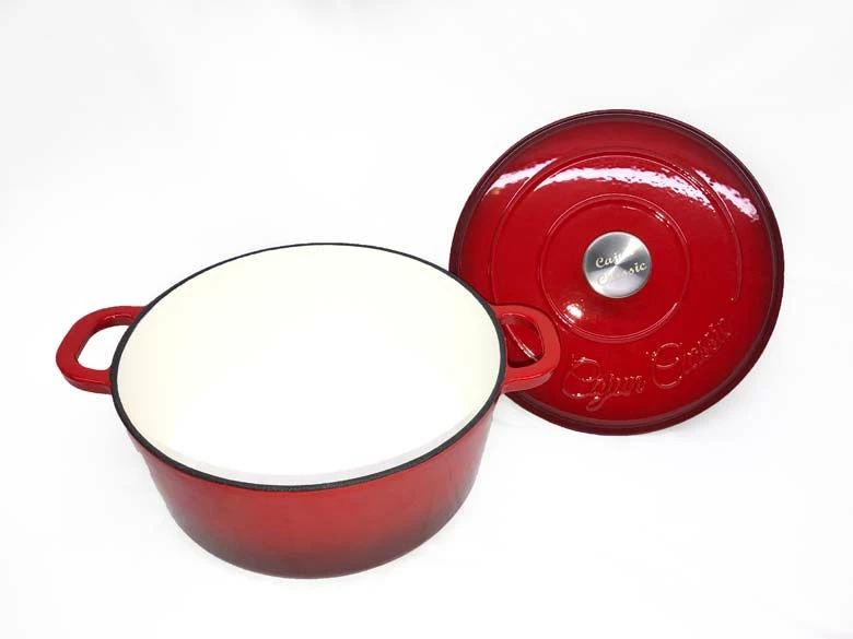 Cajun Classic 5 Qt Enamel Red Dutch Oven Cast Iron Cookware 1 Cajun Classic 5 Qt Enamel Red Dutch Oven Cast Iron Cookware