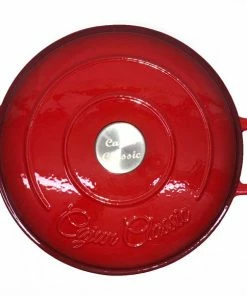 Cajun Classic 5 Qt Enamel Red Dutch Oven Cast Iron Cookware 5 Cajun Classic 5 Qt Enamel Red Dutch Oven Cast Iron Cookware