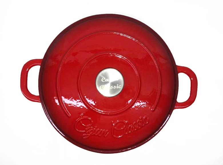 Cajun Classic 5 Qt Enamel Red Dutch Oven Cast Iron Cookware 3 Cajun Classic 5 Qt Enamel Red Dutch Oven Cast Iron Cookware