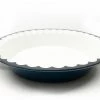 Cast Iron Cookware Cajun Classic Navy Blue Pie Plate