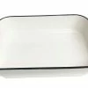 Cajun Classic White Enamel Baking Dish