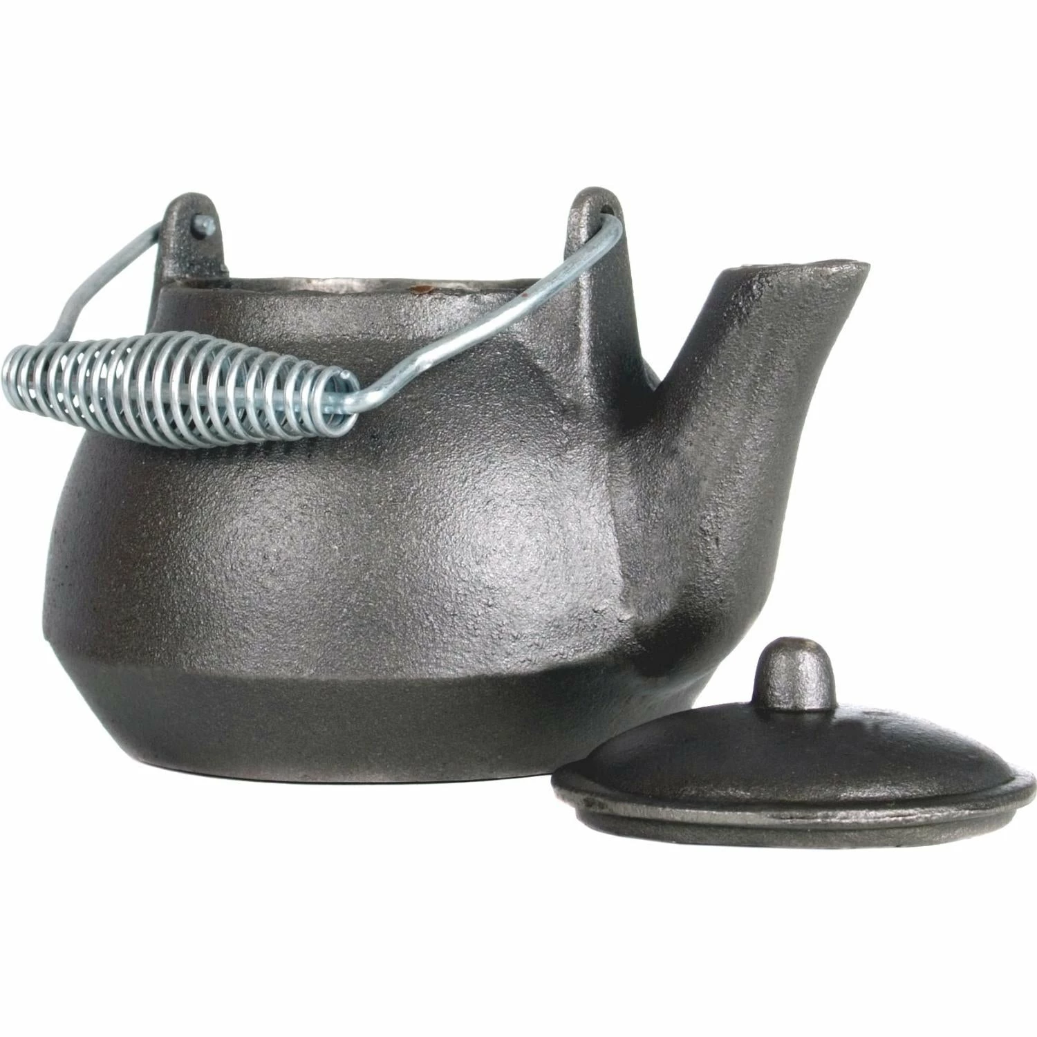 Cast Iron Cookware Cajun Classic Cast Iron Tea Kettle - 1 Quart 2 Cast Iron Cookware Cajun Classic Cast Iron Tea Kettle - 1 Quart