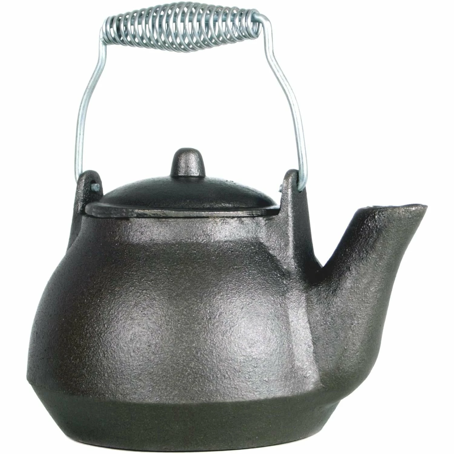 Cast Iron Cookware Cajun Classic Cast Iron Tea Kettle - 1 Quart 1 Cast Iron Cookware Cajun Classic Cast Iron Tea Kettle - 1 Quart