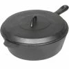 Cajun Classic Seasoned Small Cast Iron Chicken Fryer Cast Iron Cookware