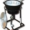 King Kooker Short Cast Iron Pot Outdoor Fish Fryer Kit
