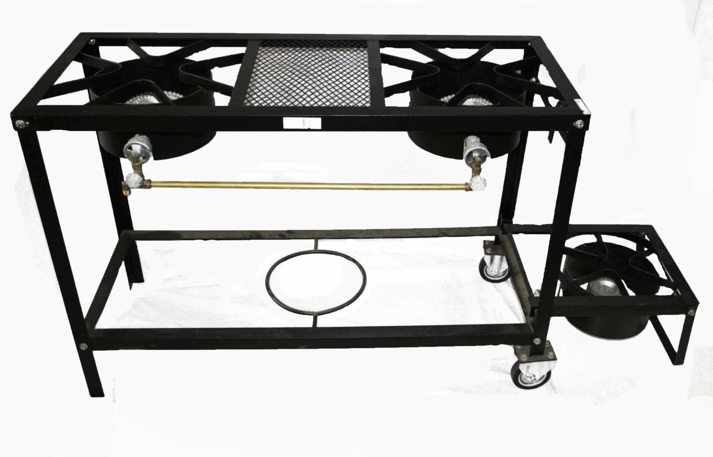 Cajun Classic 3 Burner Stove On Wheel Cart Propane Burners 1 Cajun Classic 3 Burner Stove On Wheel Cart Propane Burners