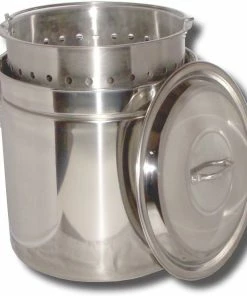 King Kooker 24 Qt Stainless Steel Steamer Stock Pot Stock Pots