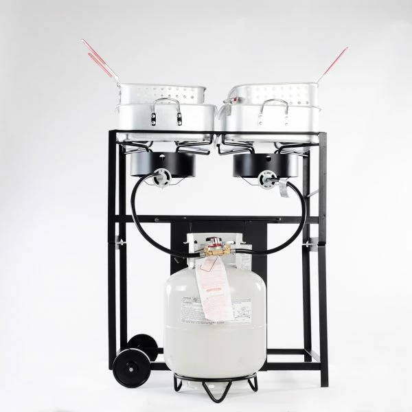 King Kooker Fish Fryers Dual Burner Outdoor Cooking Cart 30 Inches 1 King Kooker Fish Fryers Dual Burner Outdoor Cooking Cart 30 Inches