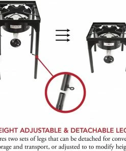 Cajun Outdoor Cooking Height Adjustable Banjo Burner 7 Cajun Outdoor Cooking Height Adjustable Banjo Burner