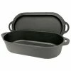 Cast Iron Cookware Bayou Classic Cast Iron Oval Fryer