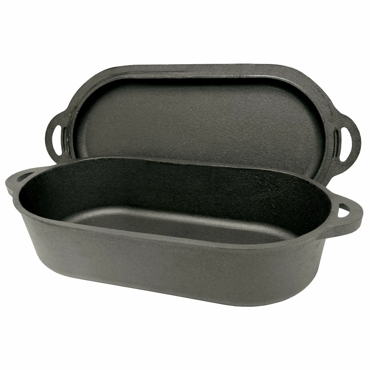 Cast Iron Cookware Bayou Classic Cast Iron Oval Fryer 1 Cast Iron Cookware Bayou Classic Cast Iron Oval Fryer