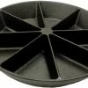 Bayou Classic Cast Iron 10 Inch Wedge Cornbread Skillet