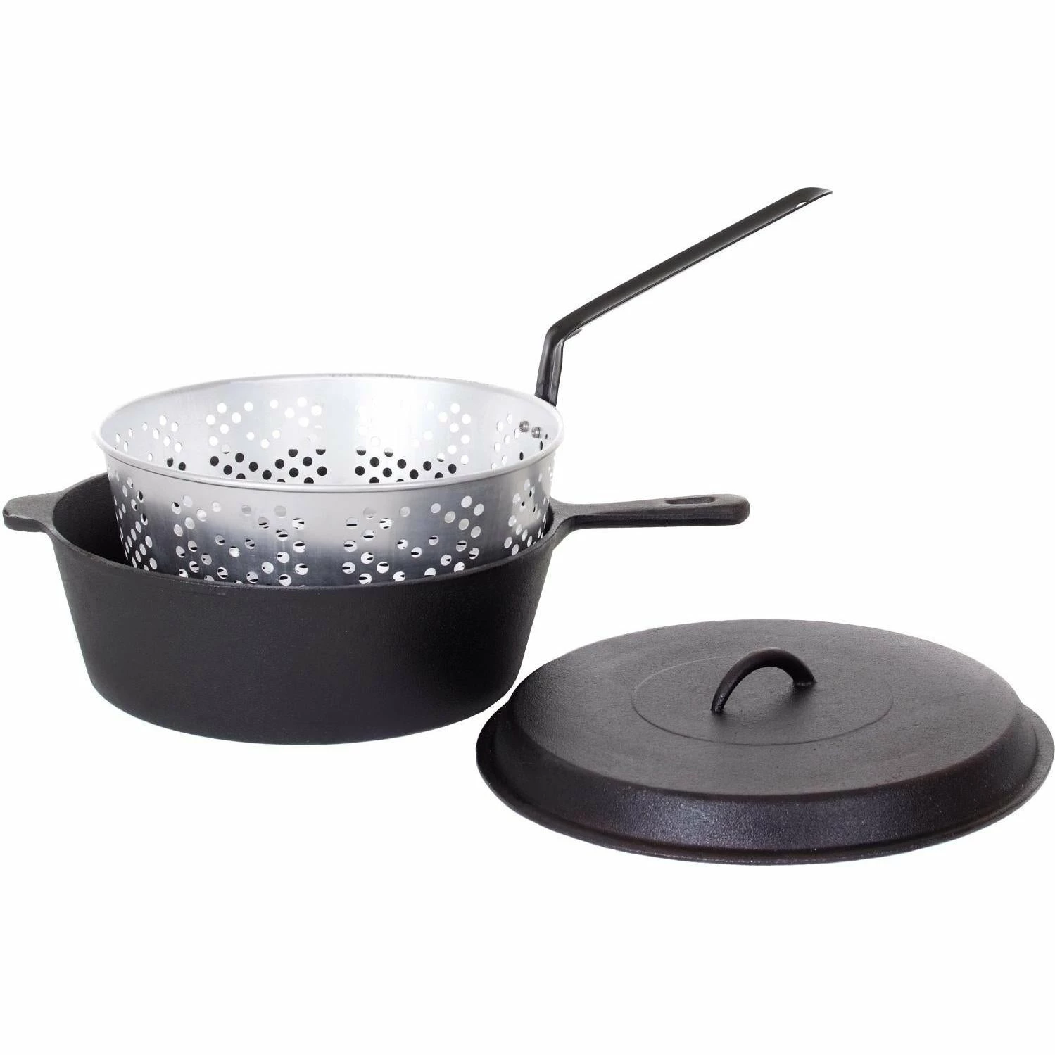 Cast Iron Cookware Cajun Classic Seasoned Large Cast Iron Chicken Fryer 1 Cast Iron Cookware Cajun Classic Seasoned Large Cast Iron Chicken Fryer