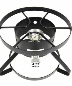 Cajun Outdoor Cooking High Pressure Propane Burner And 24 QT Aluminum Steamer Pot Bundle Stainless Pot Steamers