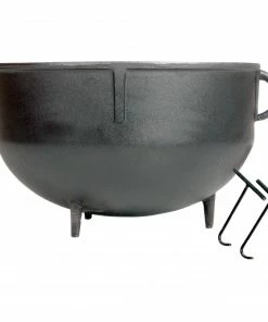 Cast Iron Cookware Cajun Classic Seasoned Jambalaya Pot 10 Gallon