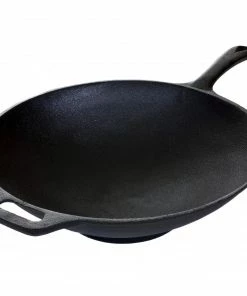 Cajun Classic Seasoned Cast Iron Wok Cast Iron Cookware