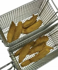 King Kooker V Bottom Double Large Fish Fryer Multi Purpose Cooker Fish Fryers