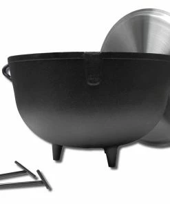King Kooker 10 Gallon Cast Iron Pot