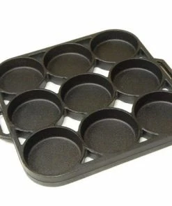 King Kooker Cast Iron Cookware Cast Iron Biscuit Pan