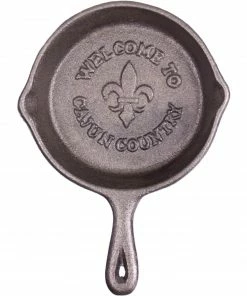 Cajun Classic Welcome To Cajun Country Fleur De Lis Cast Iron Skillet Cast Iron Cookware