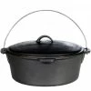 Cast Iron Cookware Cajun Classic Seasoned Cast Iron Dutch Oven Pot - 20 Quart