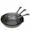 Cast Iron Cookware Cajun Classic Seasoned Cast Iron Skillet Set - 6 8 & 10 Inch