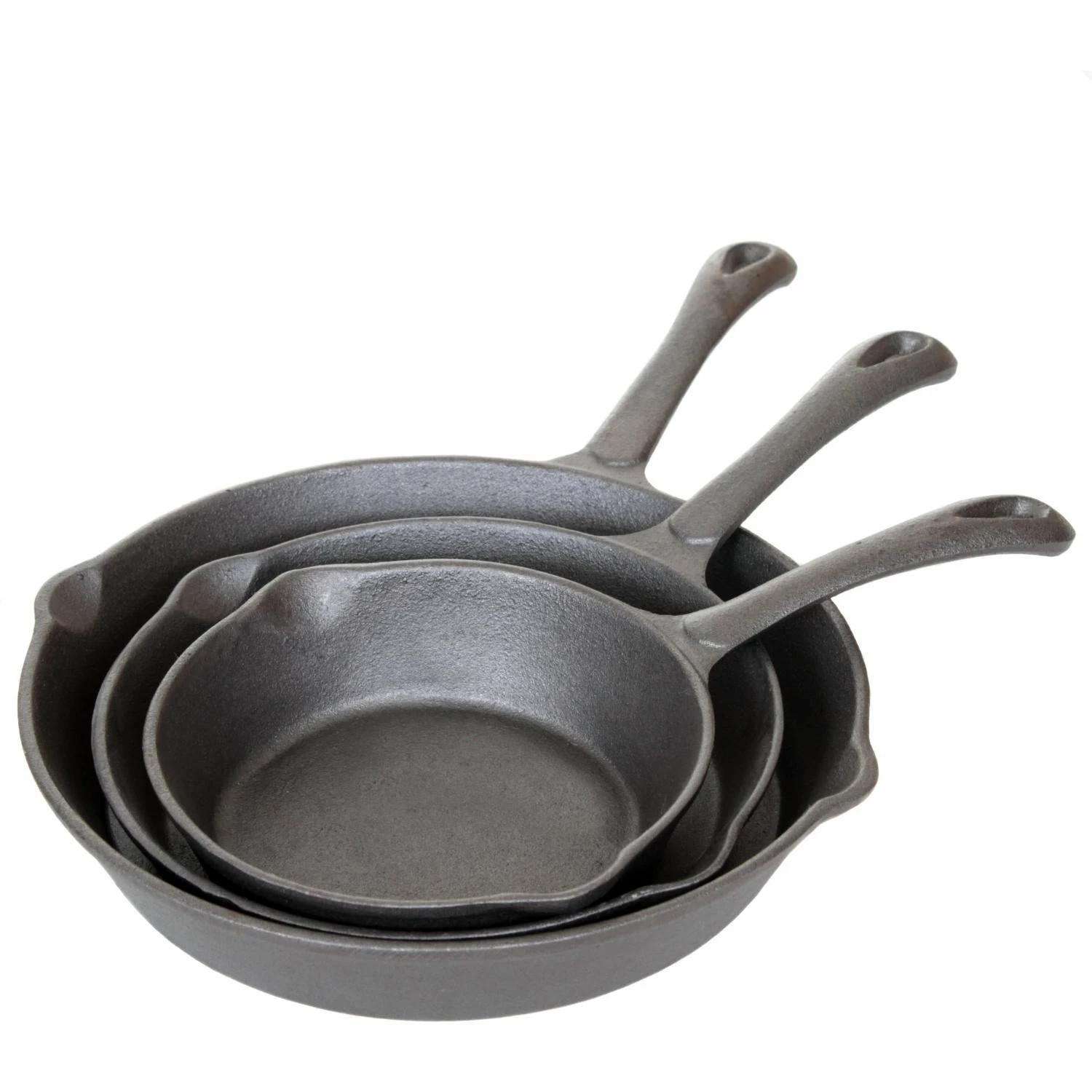 Cast Iron Cookware Cajun Classic Seasoned Cast Iron Skillet Set - 6 8 & 10 Inch 1 Cast Iron Cookware Cajun Classic Seasoned Cast Iron Skillet Set - 6 8 & 10 Inch