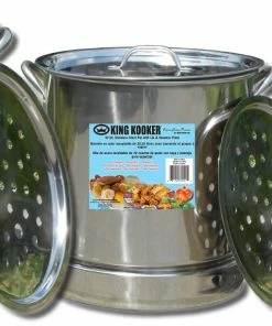 King Kooker Professional Stainless Steel Stock Pot Set