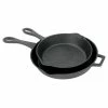 Bayou Classic 2 Piece Cast Iron Skillet Set - 10 & 12" Cast Iron Cookware