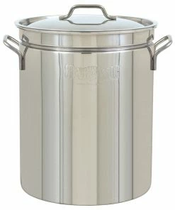 Stock Pots Bayou Classic 24 Qt Stainless Steel Pot & Lid 1024