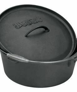 Cast Iron Cookware Bayou Classic 4 Quart Cast Iron Dutch Oven