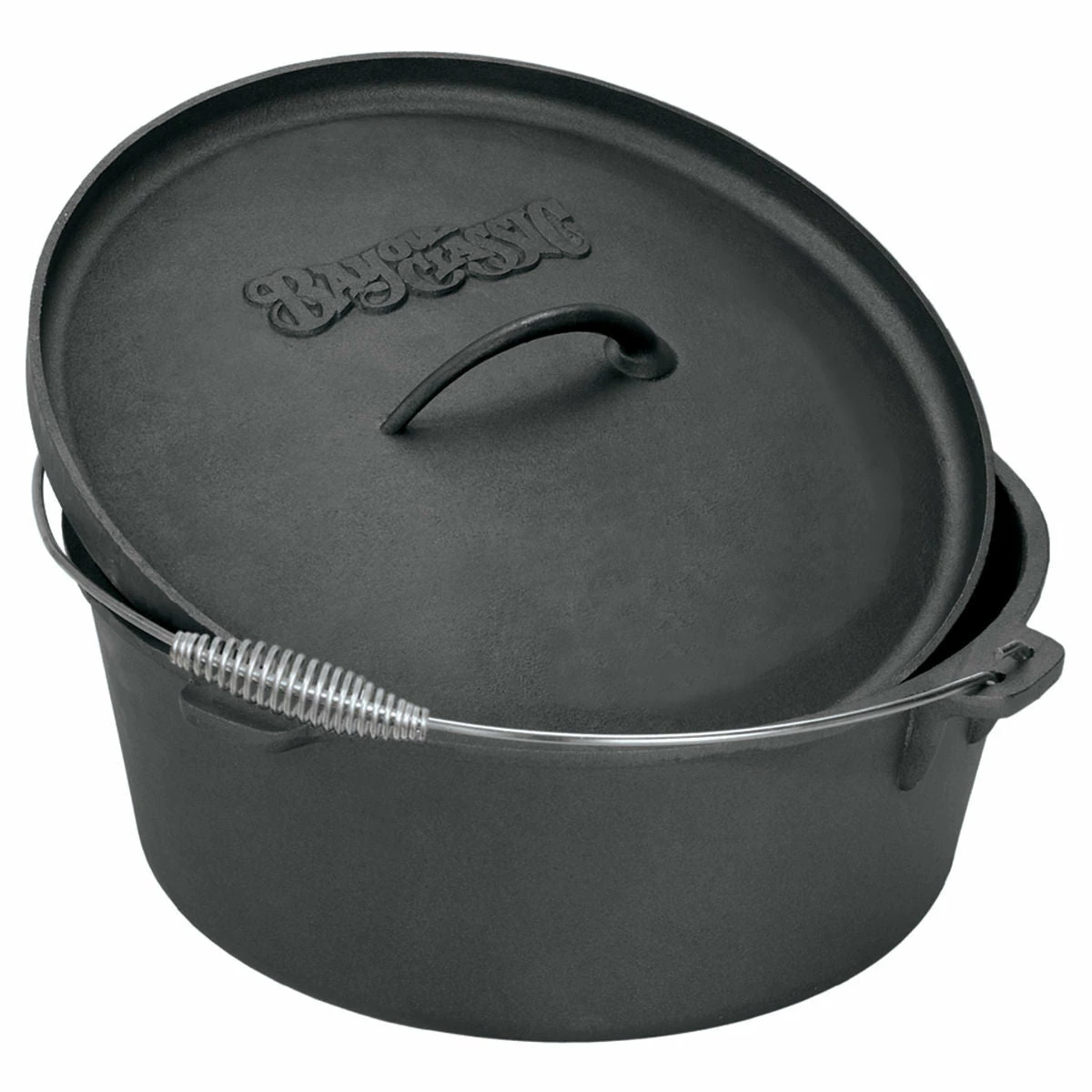 Cast Iron Cookware Bayou Classic 4 Quart Cast Iron Dutch Oven 1 Cast Iron Cookware Bayou Classic 4 Quart Cast Iron Dutch Oven