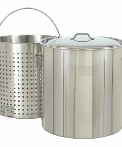 Bayou Classic 162 Quart Stainless Steel Stock Pot Kit