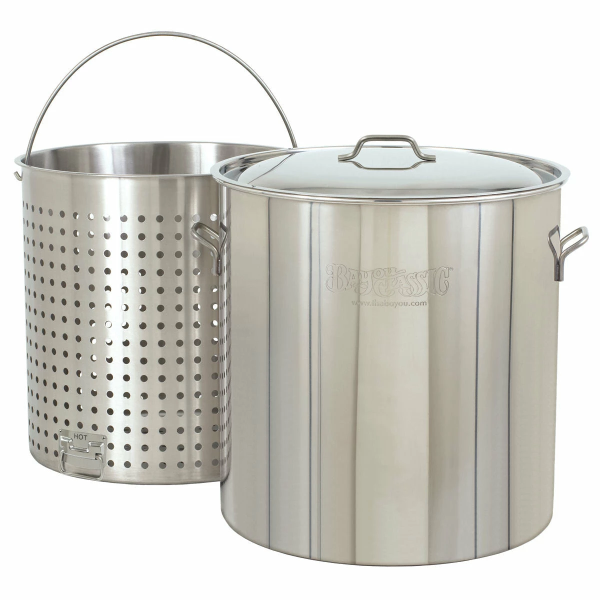Bayou Classic 162 Quart Stainless Steel Stock Pot Kit 1 Bayou Classic 162 Quart Stainless Steel Stock Pot Kit