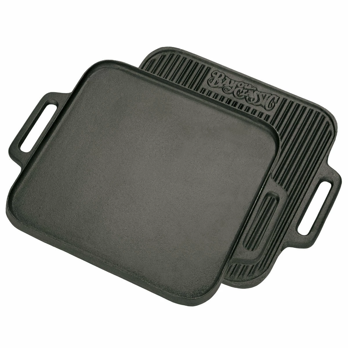 Cast Iron Cookware Bayou Classic Cast Iron Reversible Square Griddle 1 Cast Iron Cookware Bayou Classic Cast Iron Reversible Square Griddle