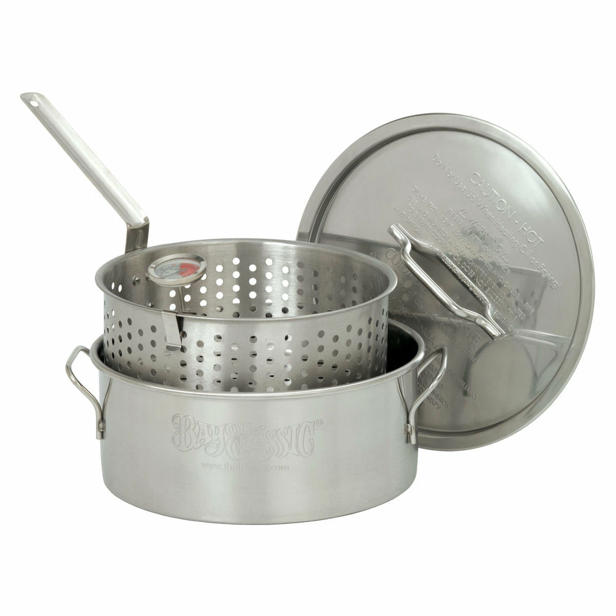 Bayou Classic 10 Quart Stainless Steel Deep Fryer Pot Fish Fryers 1 Bayou Classic 10 Quart Stainless Steel Deep Fryer Pot Fish Fryers