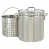 Stock Pots Bayou Classic 24 Quart Stainless Steel Stock Pot Kit