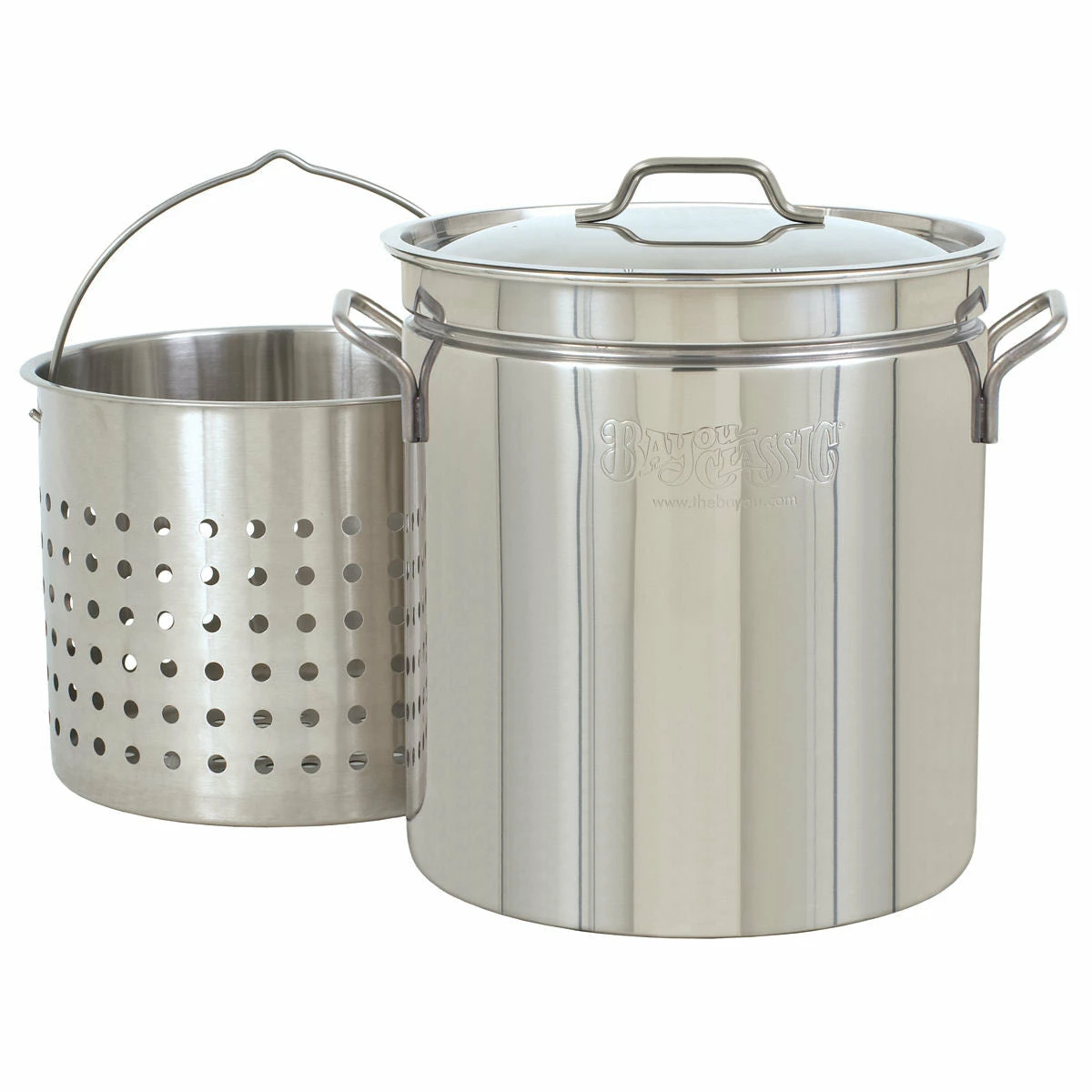 Stock Pots Bayou Classic 24 Quart Stainless Steel Stock Pot Kit 1 Stock Pots Bayou Classic 24 Quart Stainless Steel Stock Pot Kit