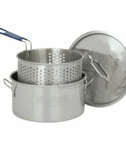 Bayou Classic 14 Quart Stainless Steel Deep Fryer Pot