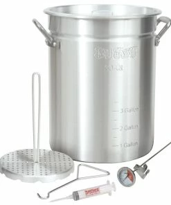 Turkey Fryers Bayou Classic 30 Quart Aluminum Turkey Fryer Pot