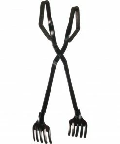 Cajun Classic Cooking Accessories Black Steel Crab Tongs