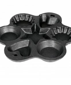 Cajun Outdoor Cooking Shop 46 Cast Iron Cookware Cajun Classic Seasoned Shapes Cast Iron Muffin Pan
