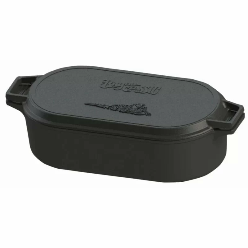 Cast Iron Cookware Bayou Classic Cast Iron Oval Fryer 2 Cast Iron Cookware Bayou Classic Cast Iron Oval Fryer