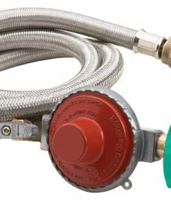 Bayou Classic Stainless Steel 10 PSI Propane Regulator Kit Propane Regulator Kits